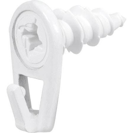 Hillman HILLMAN WallDriller White Drywall Picture Hanger 35 lb 4 pk 122401
